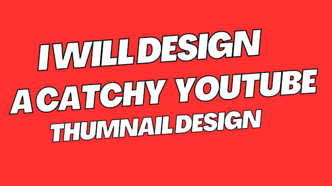 Gig Preview - Design eye catchy attractive youtube video thumbnail within 24 hours