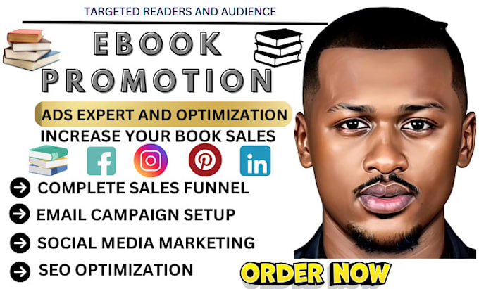 Gig Preview - Do amazon book promotion, ebook marketing, book promotion, amazon kindle