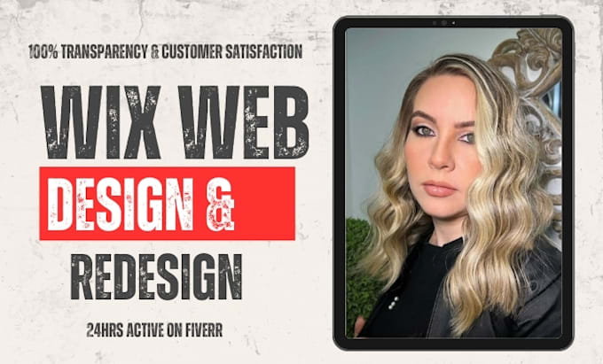 Gig Preview - Build wix website design redesign wix website landing page