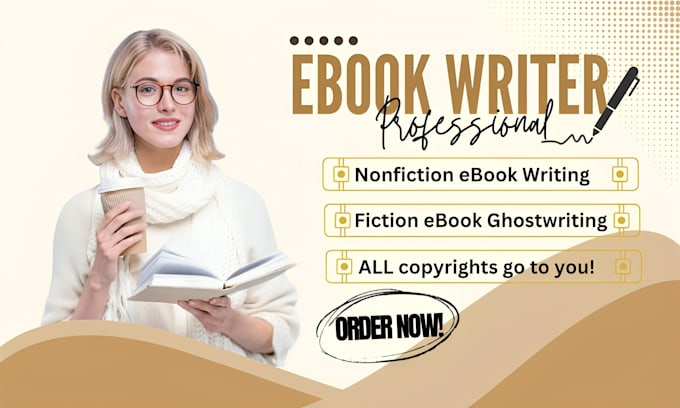 Gig Preview - Be your ebook ghostwriter nonfiction selfhelp book romance amazonkdp book writer