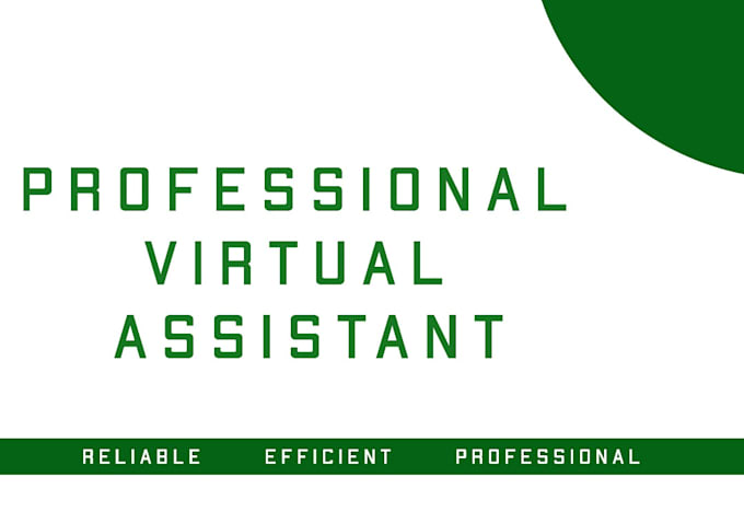 Gig Preview - Be your personal administrative virtual assistant