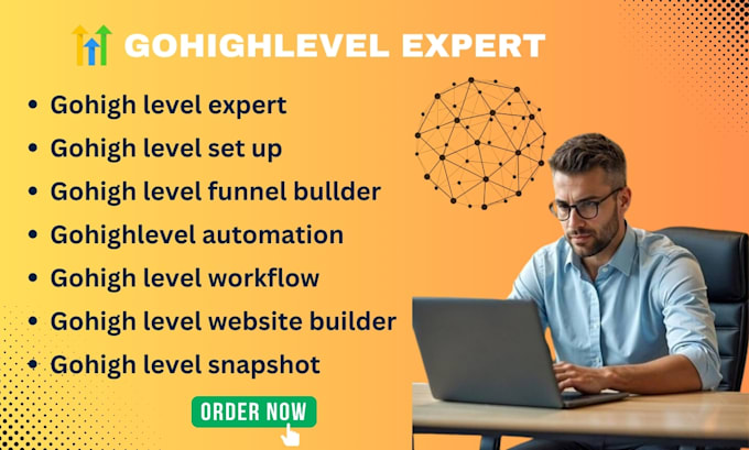 Gig Preview - Gohighlevel, gohighlevel funnel gohighlevel saas ghl website