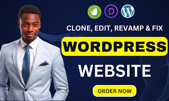 Gig Preview - Clone, revamp, build, rebuild, edit, fix wordpress website template themeforest