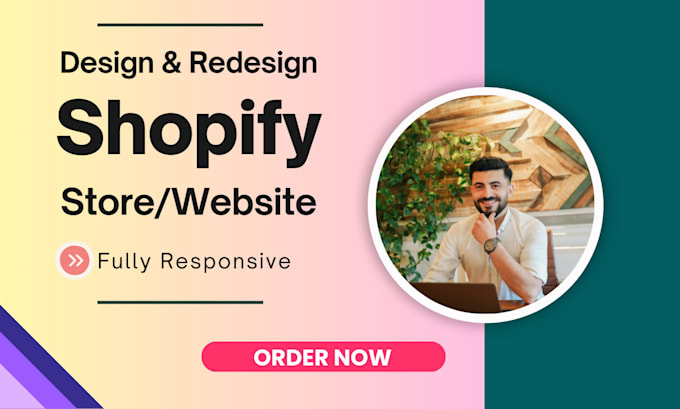 Gig Preview - Design, redesign shopify store and shopify website