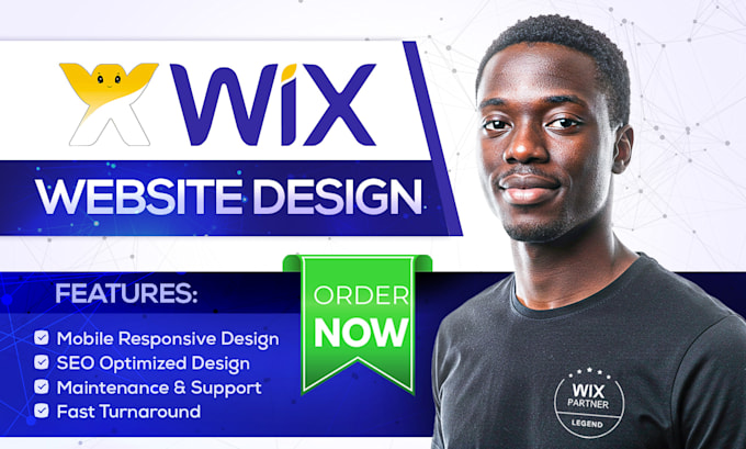 Gig Preview - Do wix website redesign, wix website design or wix ecommerce website design