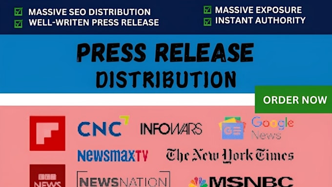 Gig Preview - Create premium press release distribution services