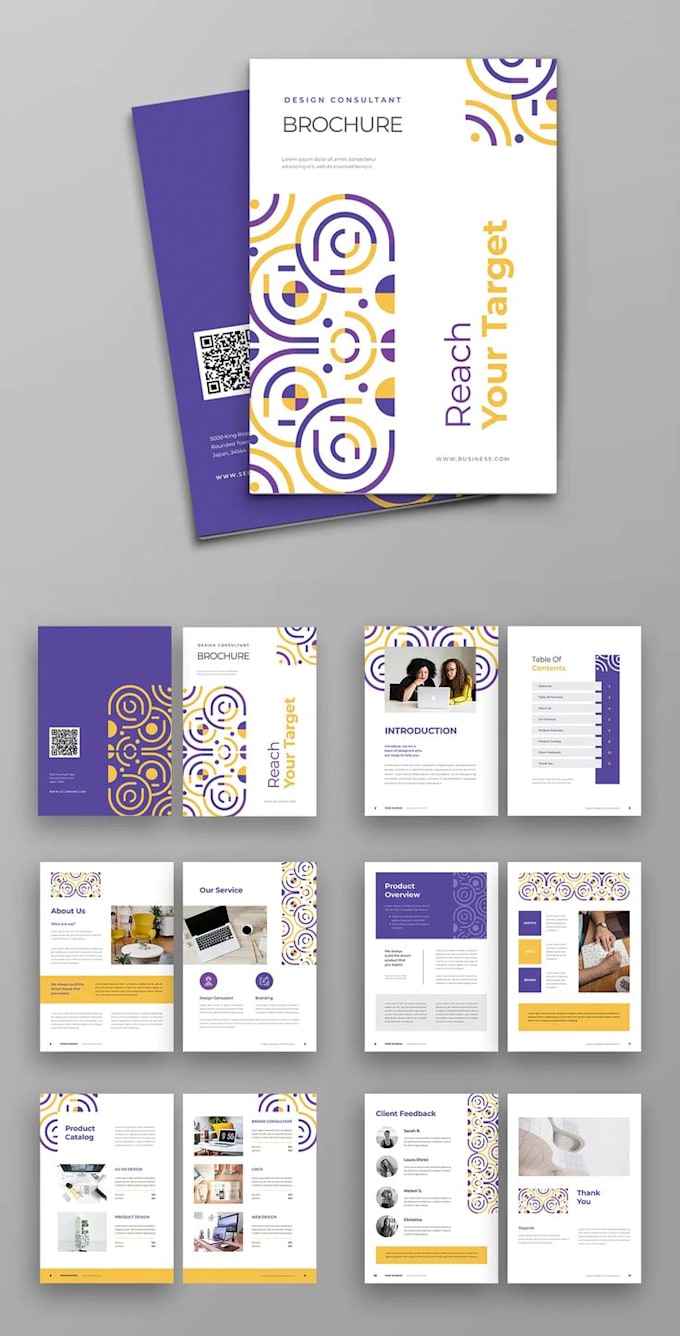 Gig Preview - Create professional and unique brochure design