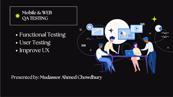 Gig Preview - Provide quality user testing and review your websites