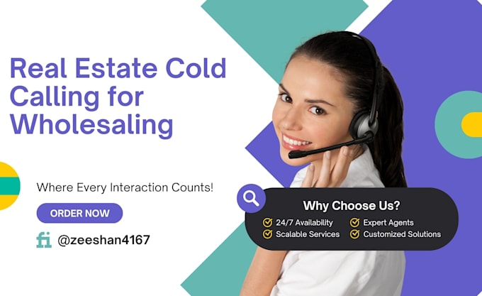 Gig Preview - Do cold calling for real estate wholesaling