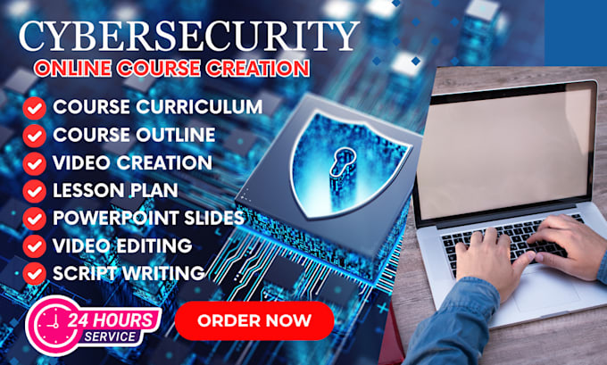 Gig Preview - Cyber security online course writing cyber security online course ppt slide