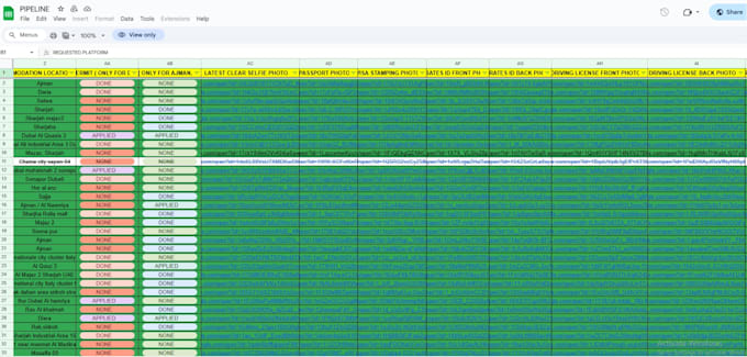 Gig Preview - Do data entry and typing tasks in excel, word and gsheet