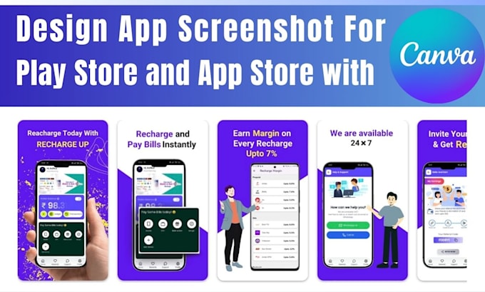 Bestseller - design app screenshots for app store and play store