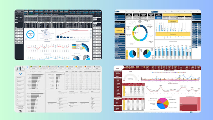 Gig Preview - Create power bi and excel dashboard