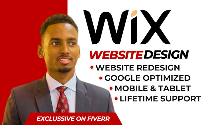 Bestseller - design wix website redesign wix store design wix website redesign