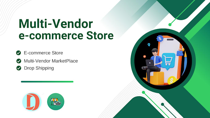 Gig Preview - Create woocommerce multi vendor website with dokan or wcfm