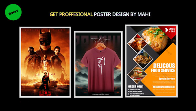 Bestseller - design a custom and professional movie poster, food poster