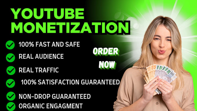 Gig Preview - Do complete youtube channel monetization