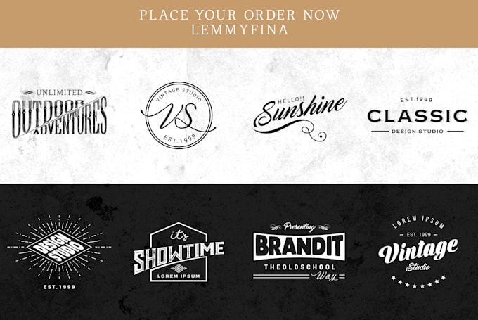 Bestseller - design retro vintage logo