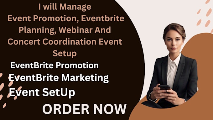 Gig Preview - Manage event promotion, eventbrite planning, webinar and concert coordination