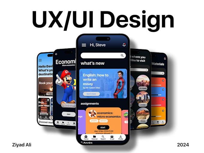 Bestseller - design a responsive UX UI design app using figma