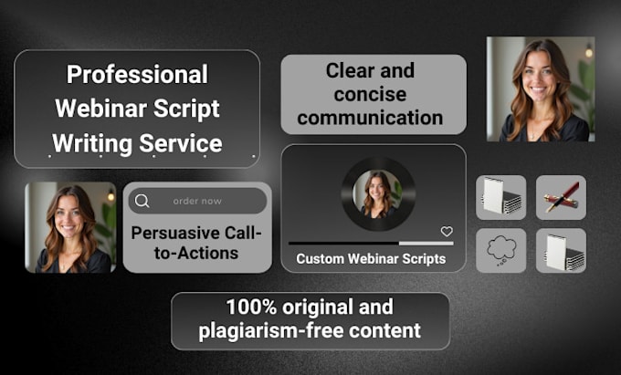 Gig Preview - Professional webinar script writing service, dutch text, dutch seo