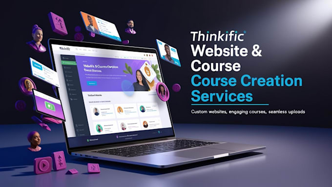 Gig Preview - Create and optimize your thinkific course for success