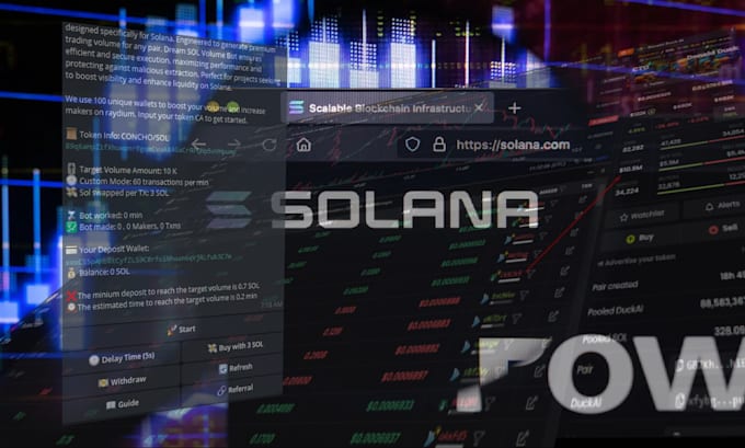 Gig Preview - Develop meme coin volume bot on solana