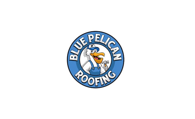 Gig Preview - Make genuine blue pelican roofing logo