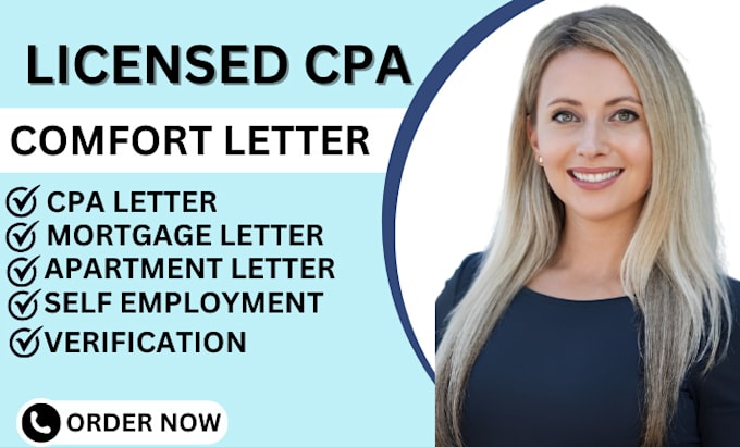 Gig Preview - Do USA CPA verification letter, CPA review, CPA audit for employment income