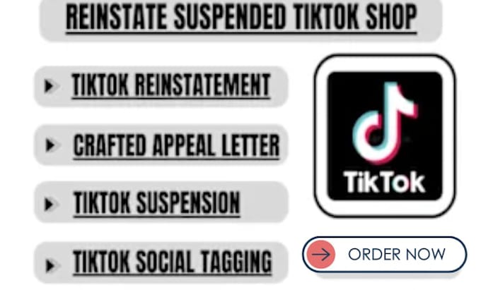 Bestseller - write an appeal for your tiktok suspended account and reactivate ads suspended