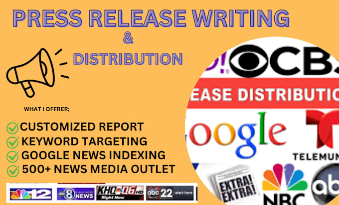 Gig Preview - Do press release writing and press release distribution