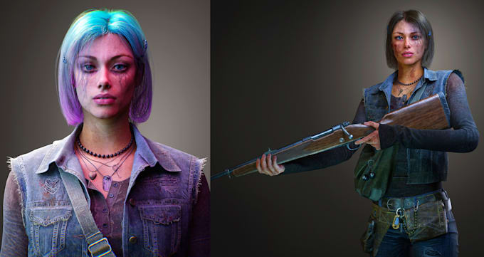 Gig Preview - 3d character modeling stylized character fortnite game character unreal engine