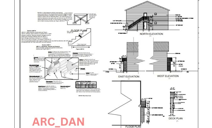 Gig Preview - Do michigan architectural drawing for city permit, floor plan, stamp site plan