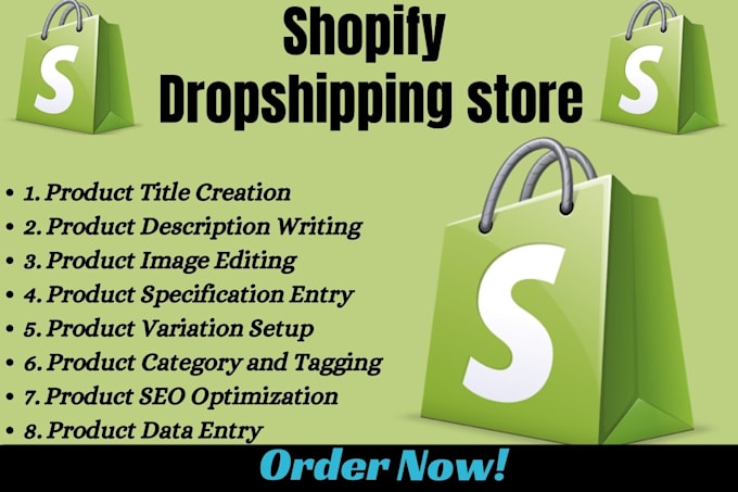 Gig Preview - Setup shopify dropshipping store via aliexpress dropified doba printful supliful