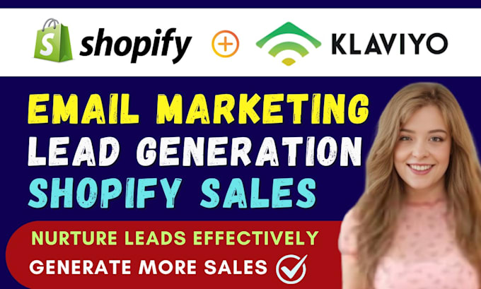 Gig Preview - Boost shopify sales with high converting klaviyo email flows, klaviyo marketing