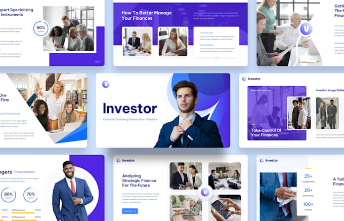 Gig Preview - Design professional investor ready pitch deck, powerpoint google canva slides