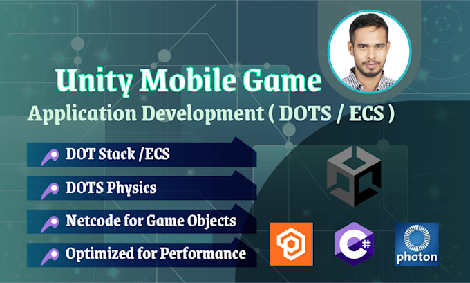 Gig Preview - Do mobile game development using unity dots ecs