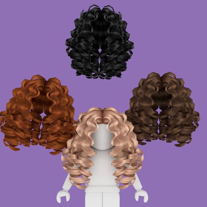 Gig Preview - Design custom ugc hair, roblox accessories, 3d model, roblox assets, roblox hair