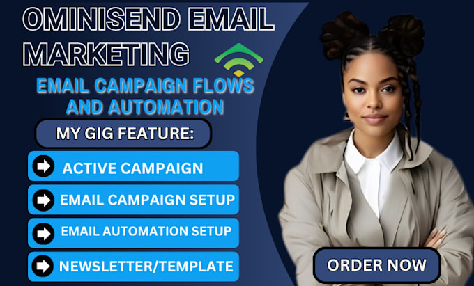 Gig Preview - Do omnisend email marketing campaign automation flows to increase shopify sales