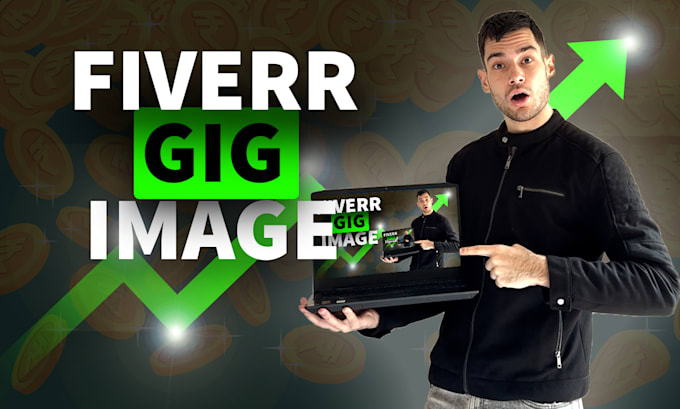 Gig Preview - Design a catchy, high quality fiverr gig thumbnail, gig image