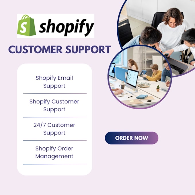 Gig Preview - Provide customer support and management in shopify store