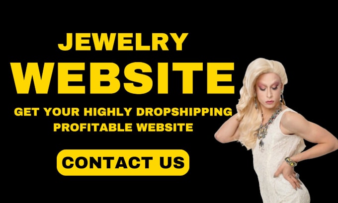 Gig Preview - Design a  jewelry store necklace store and jewelry website