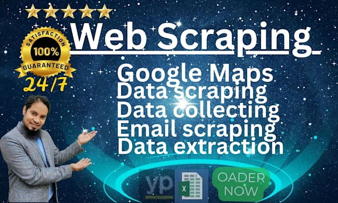 Gig Preview - Web scraping, collect data from websites, create a scrape and data scraper