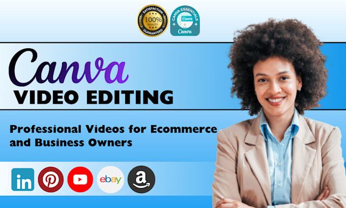 Gig Preview - Create canva video for your ecommerce product