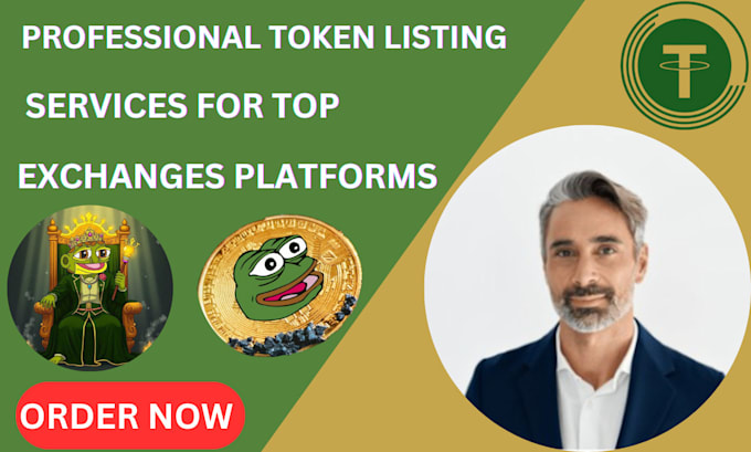 Gig Preview - Professional token listing services for top exchanges