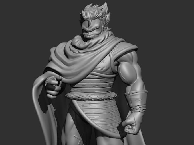 Gig Preview - Sculpt 3d model ,character model,3d miniature,toy, action figure for 3d printing