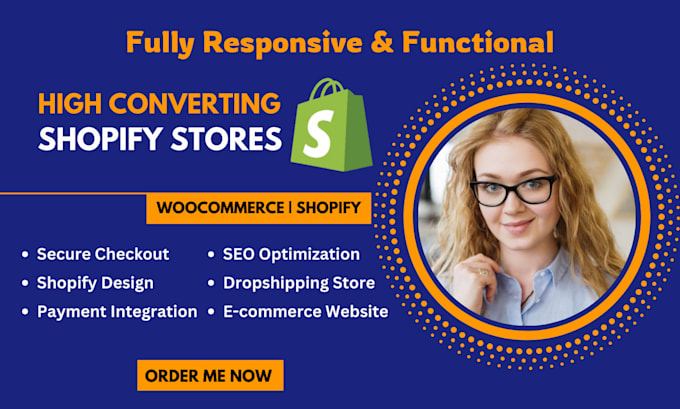 Gig Preview - Be your shopify expert, shopify developer and design your shopify store with SEO