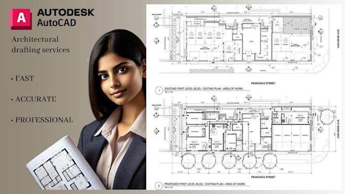 Gig Preview - Convert as built architectural drawings from pointcloud scans to 2d autocad