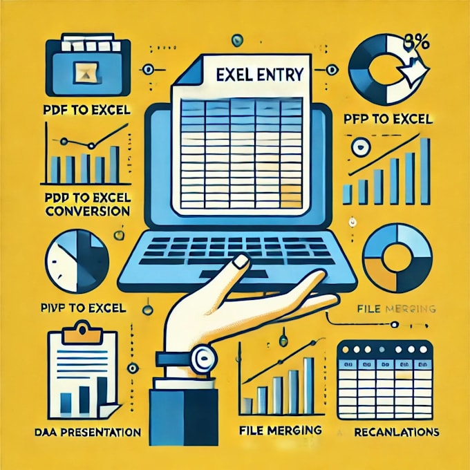 Bestseller - do excel data entry, data entry, PDF to excel data entry