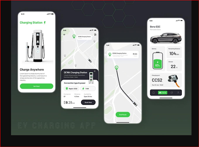 Gig Preview - Develop escooter app, car rental app, ev charging app, limousine rental app